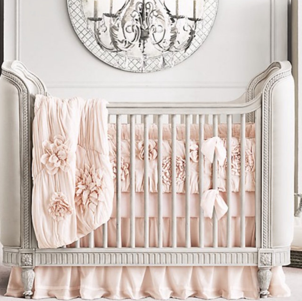 RHbaby&child nursery bedding Appliqued Fleur
